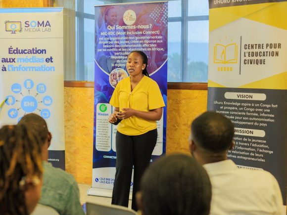 Cérémonie de clôture de la première cohorte du programme Peace Education Fellowship, organisée par l’ONG MIC