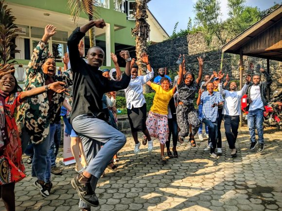 Global Platforms RDC: WAZA AND ACT étant membre actif, a facilité une session de renforcement des capacités sur la Maladie à Virus Ebola (MVE) au profit des 40 jeunes humanitaires.